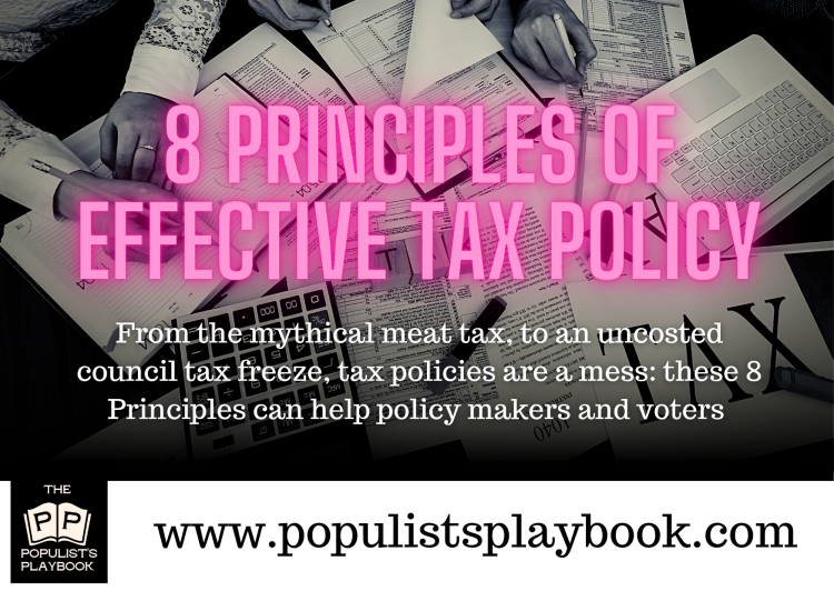 The Eight Principles of Effective Tax Policy